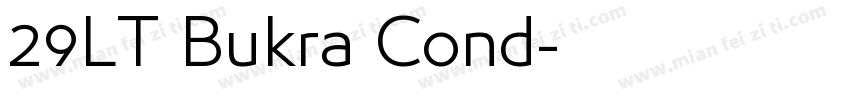 29LT Bukra Cond字体转换